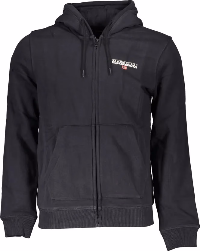 Napapijri Black Cotton Men's Hoodie