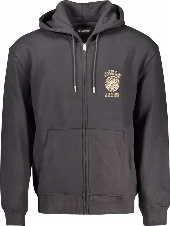 Guess Jeans Black Cotton Men's Sweatshirt