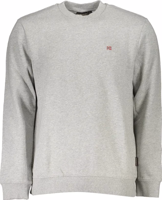 Napapijri Grigio Cotton Men's Sweatshirt