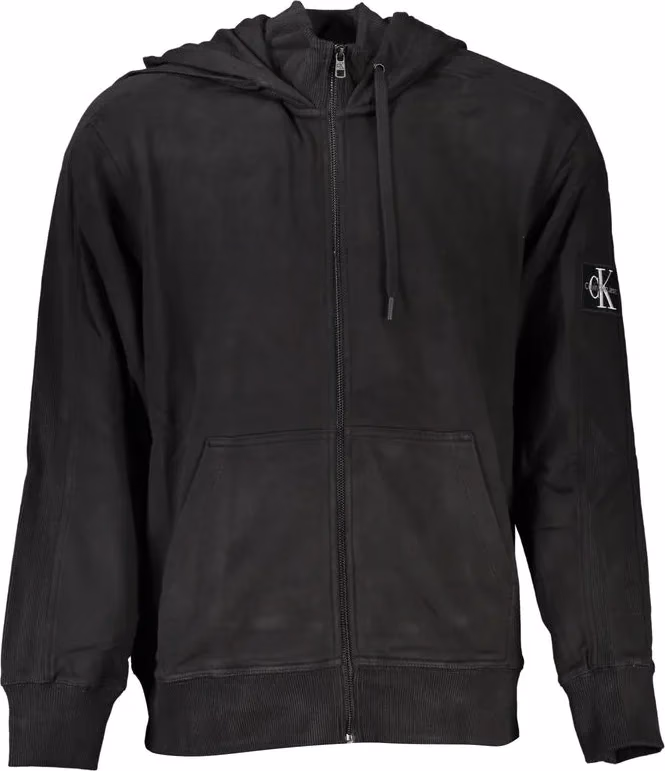 Calvin Klein Black Cotton Men's Sweatshirt