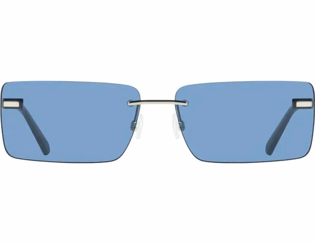 Calvin Klein Azzurro Metal Women Sunglass