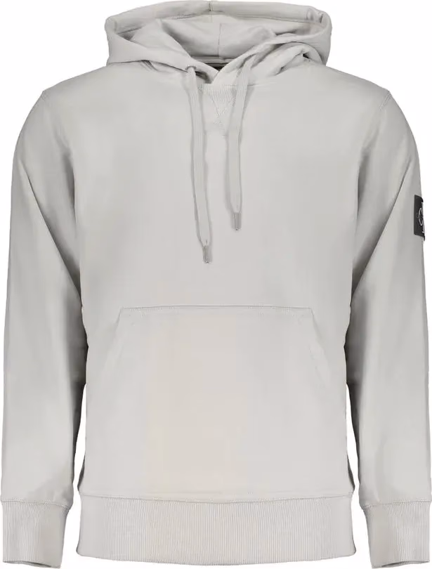 Calvin Klein Grigio Cotton Men's Sweatshirt