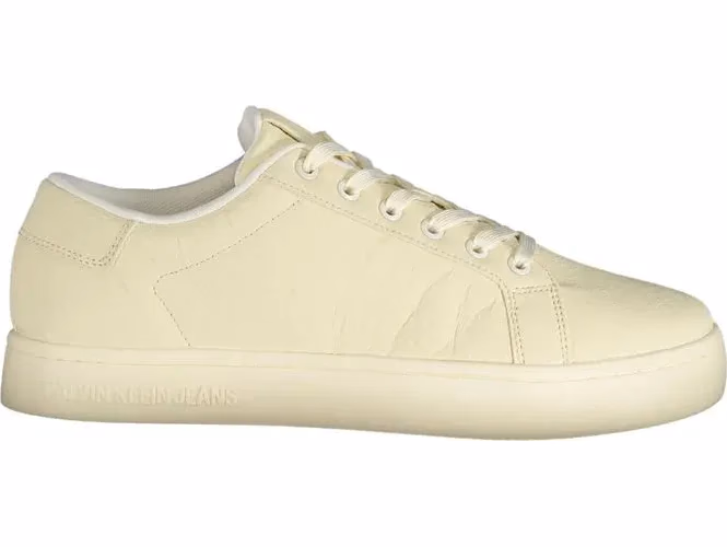 Calvin Klein Bianco Polyester Men Sneaker