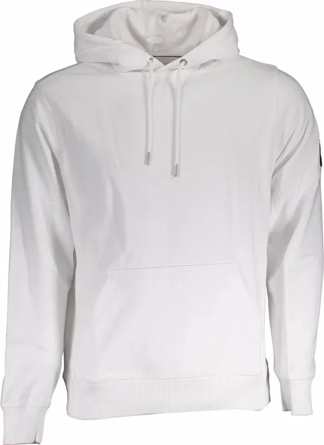 Calvin Klein Bianco Cotton Men Sweatshirt