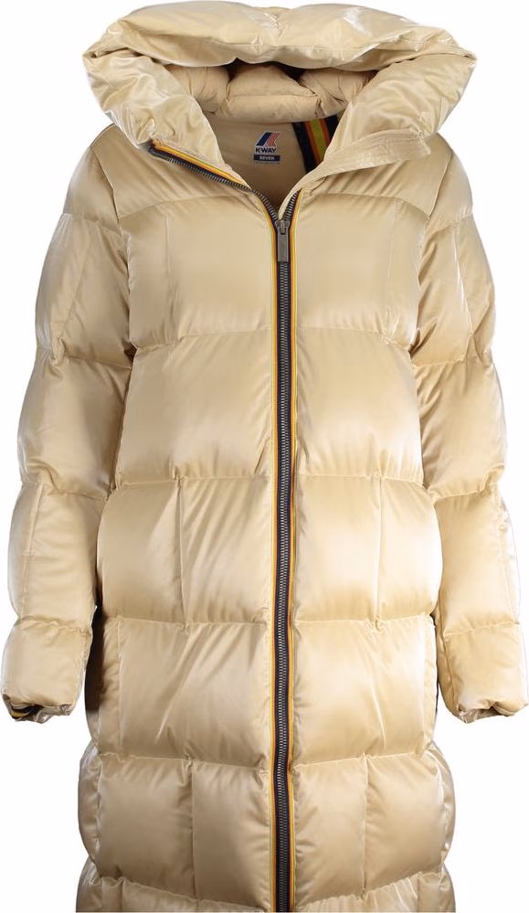 K-WAY Beige Polyester Women's Quilted Jacket