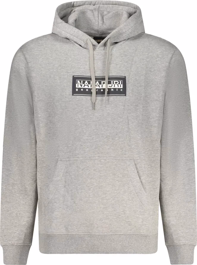 Napapijri Grigio Cotton Men Sweatshirt