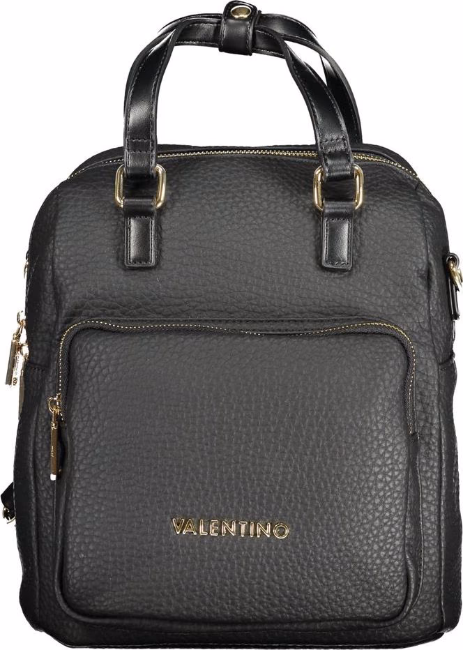 Mario Valentino Black Polyurethane Women's Backpack