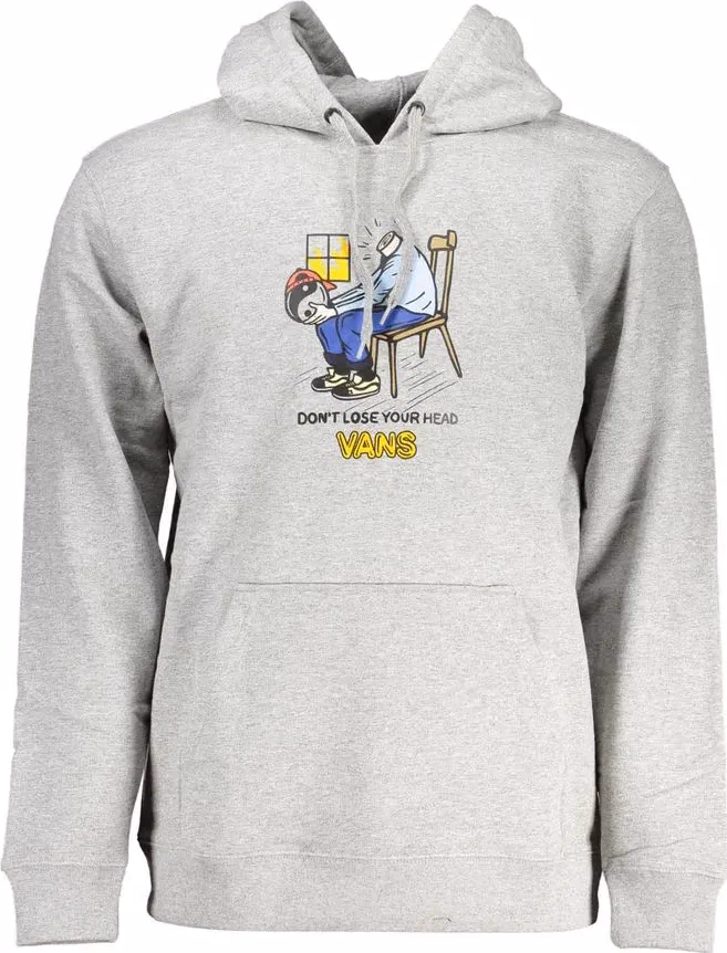 Vans Grigio Cotton Men's Sweatshirt