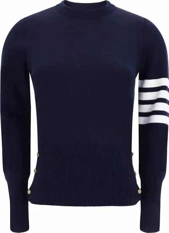Thom Browne Blue Wool Oves Aries Sweatshirt