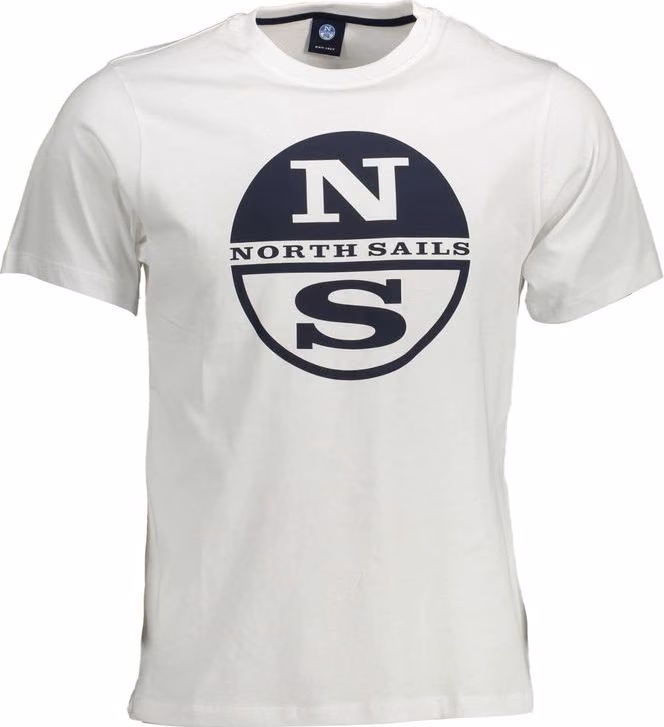 North Sails Bianco Cotton Mens T-Shirt
