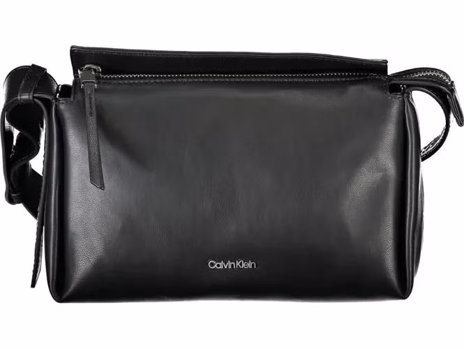 Calvin Klein Black Polyester Women Shoulder Bag
