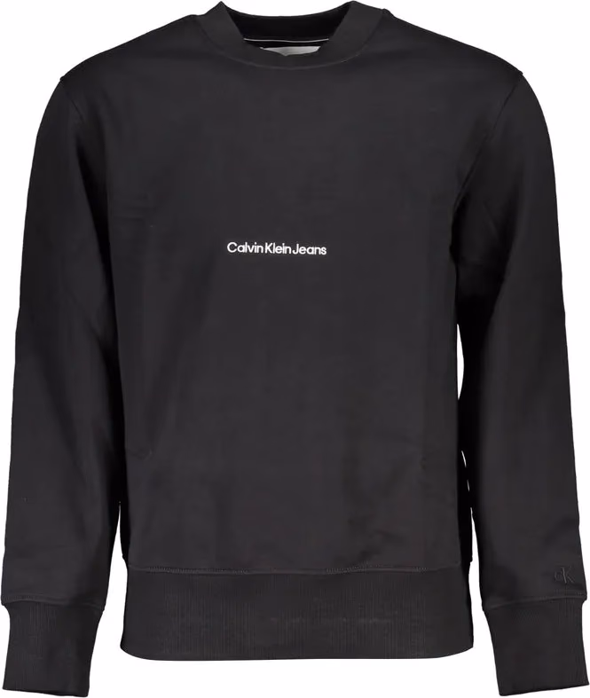 Calvin Klein Black Cotton Men's Sweatshirt