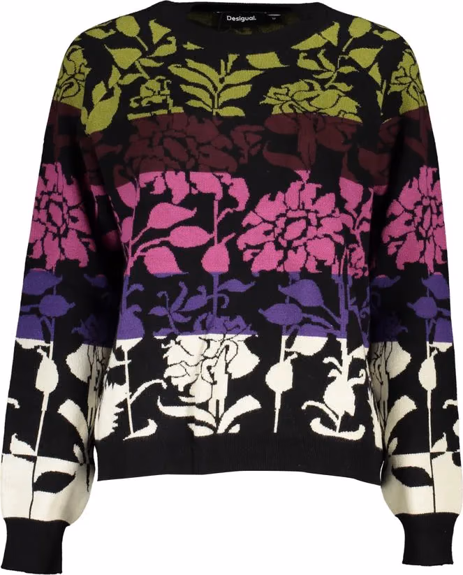 Desigual Black Polyester Sweater
