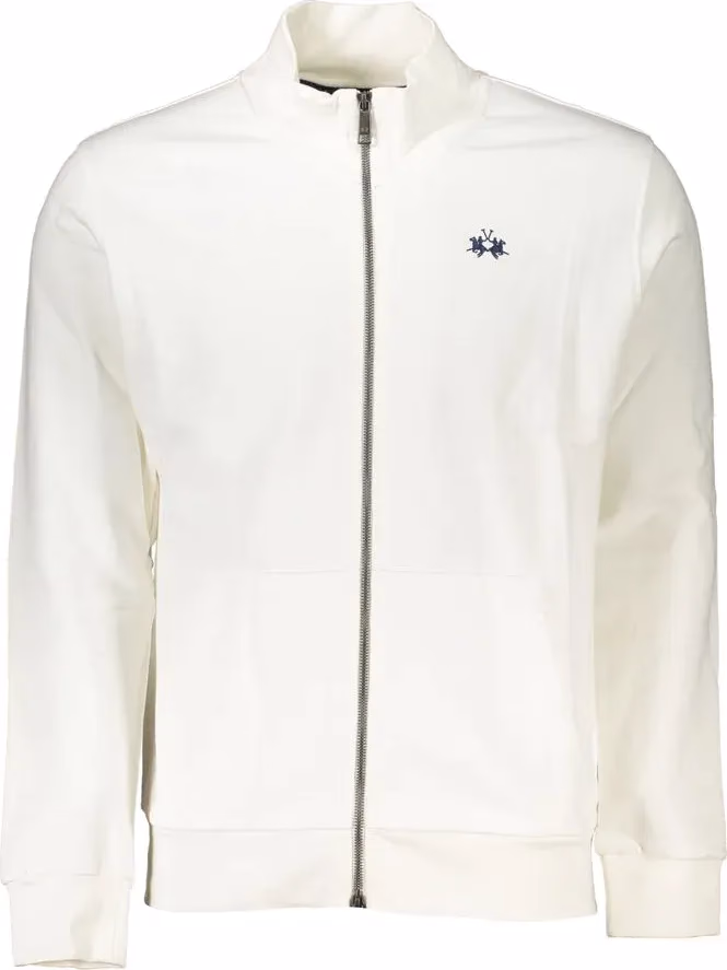 La Martina Bianco Cotton Men Sweatshirt