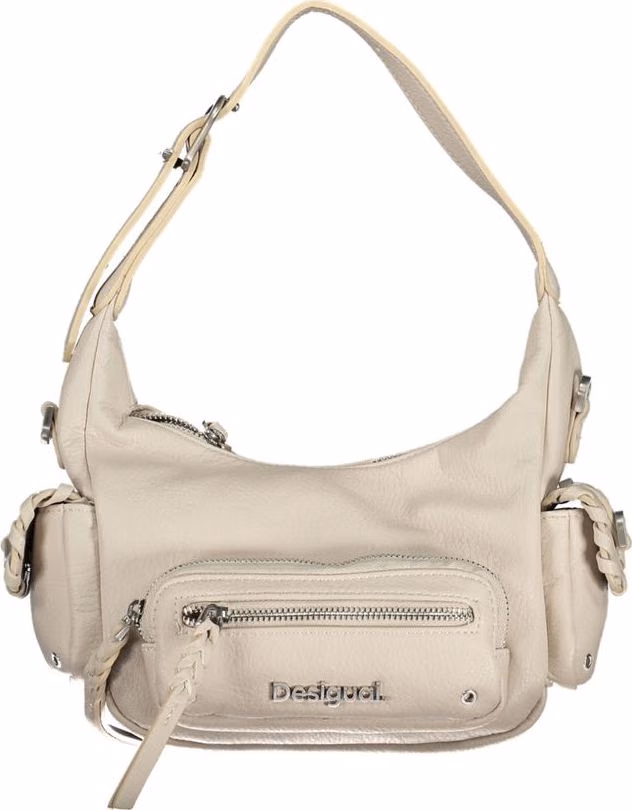 Desigual Bianco Poliuretano Women Handbag