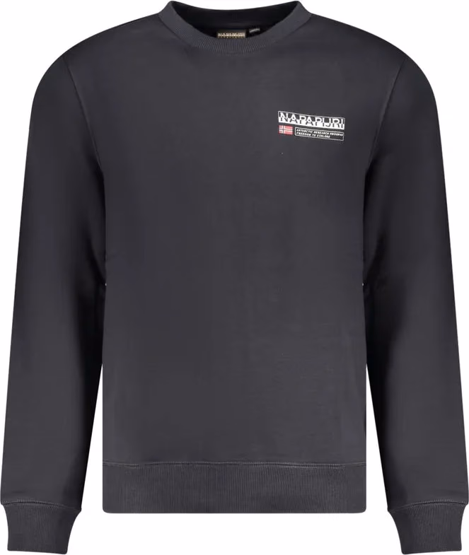 Napapijri Black Cotton Mens Sweatshirt