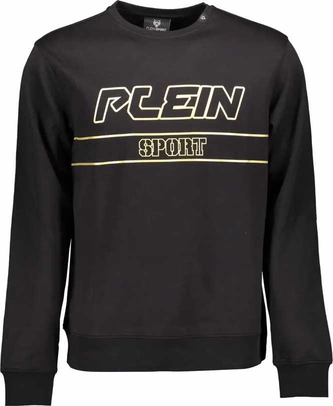 Plein Sport Black Cotton Men's Sweatshirt