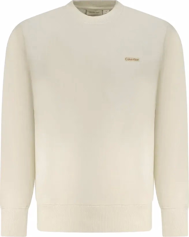 Calvin Klein Beige Cotton Men's Sweatshirt
