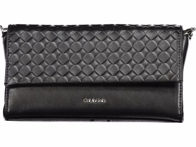 Calvin Klein "Black Polyester Women Shoulder Bag"