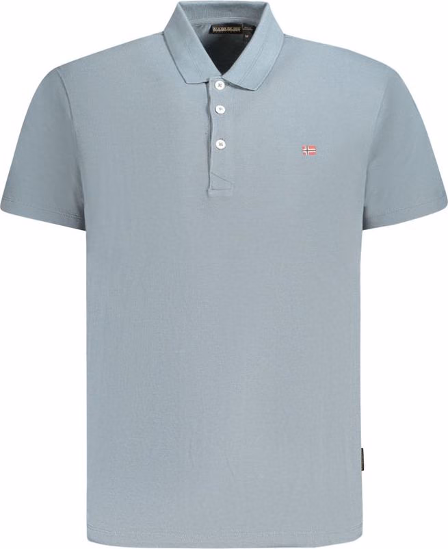 Napapijri Grigio Cotton Mens Polo