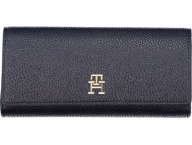 Tommy Hilfiger Blue Polyurethane Women Wallet
