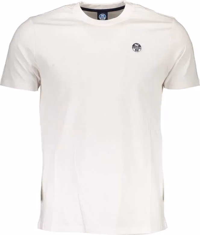 North Sails Bianco Cotton Men T-Shirt