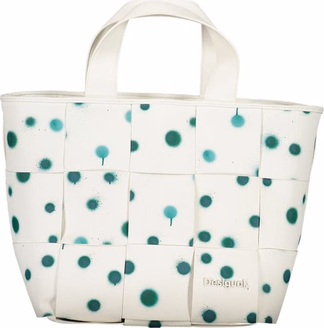 Desigual Bianco Poliuretano Women Handbag