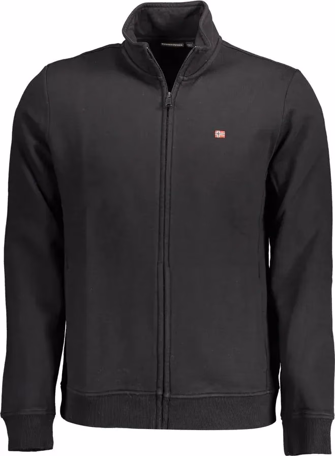 Napapijri Blue Cotton Men Sweatshirt