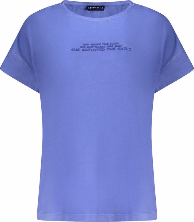 North Sails Blue Cotton Women T-Shirt
