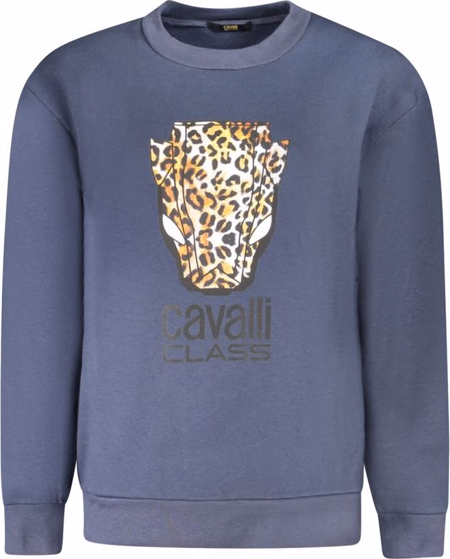 Cavalli Class Blu Polyester Woman Sweatshirt