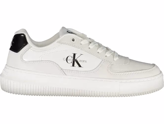 Calvin Klein White Leather Women Sneaker
