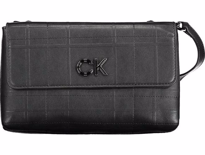 Calvin Klein Nero Polyester Women Shoulder Bag