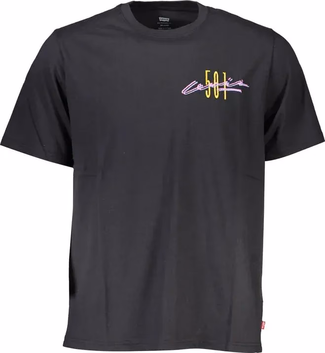 Levi's Black Cotton Mens T-Shirt