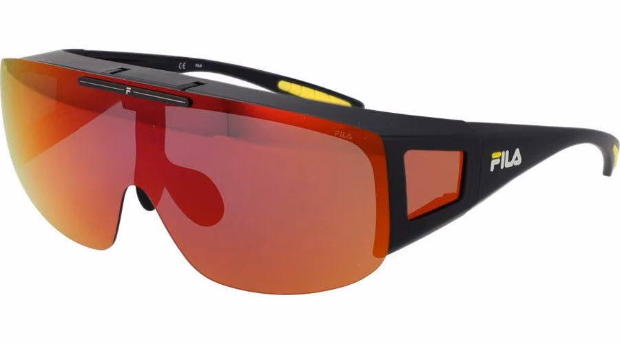 Fila Black Plastic Sunglasses