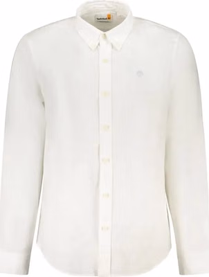 White Linen Men's Shirt