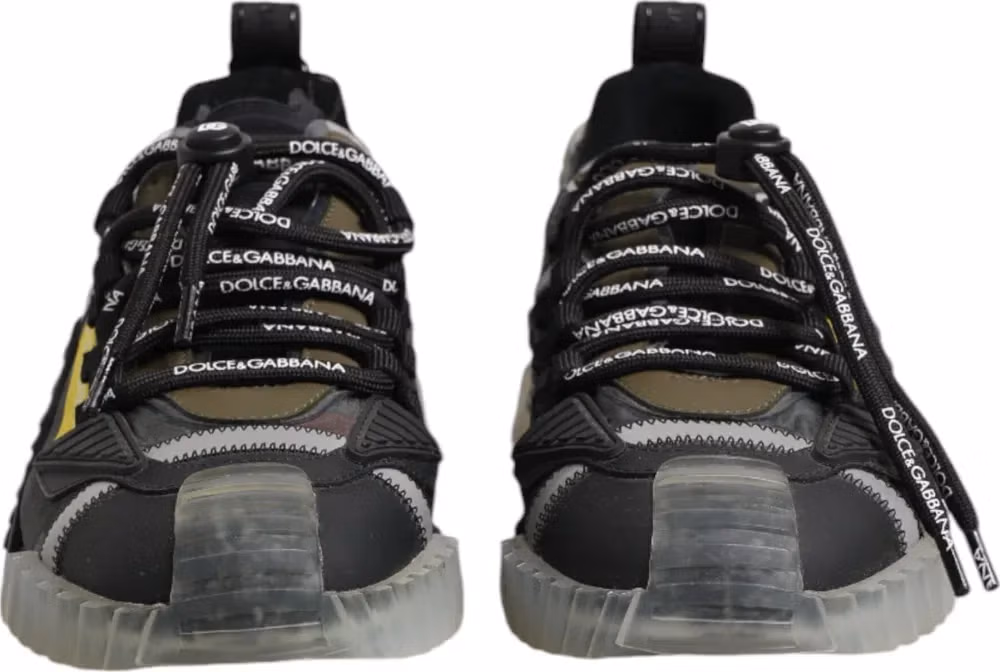 Dolce & Gabbana Multicolor Lace Up Low Top NS1 Sneakers Shoes