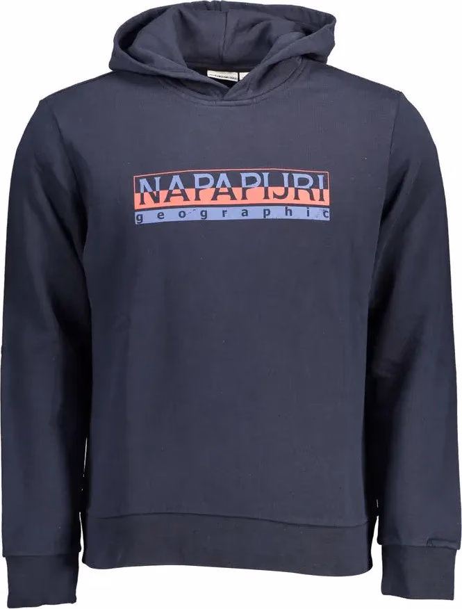 Napapijri Blue Cotton Men's Sweatshirt