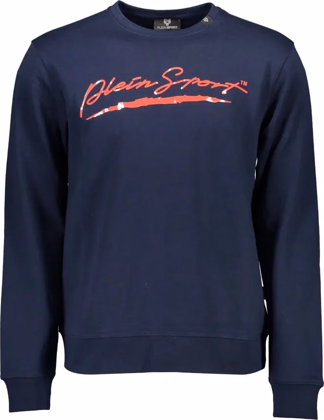 Plein Sport Blue Cotton Men's Sweatshirt