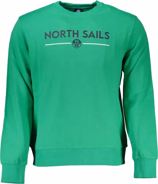 North Sails Verde Cotton Men Sweatshirt