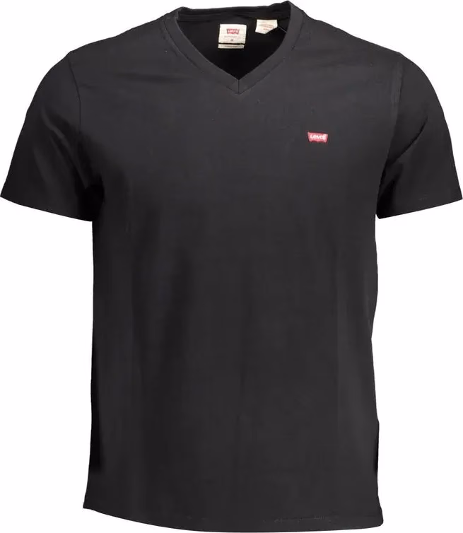 Levi's Black Cotton Men's T-Shirt