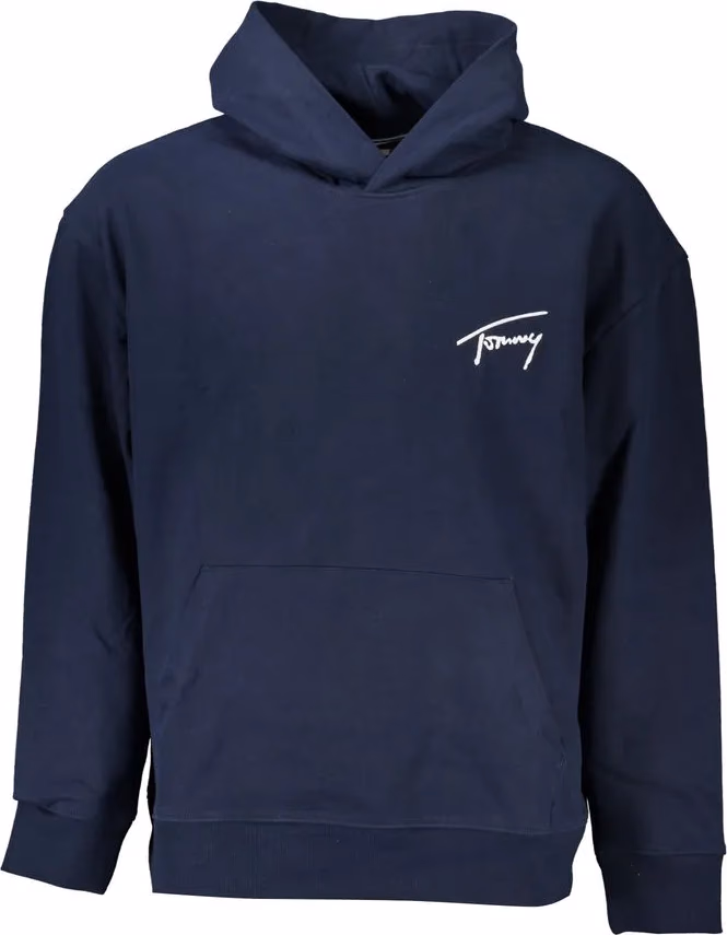 Tommy Hilfiger Blue Cotton Men's Hoodie