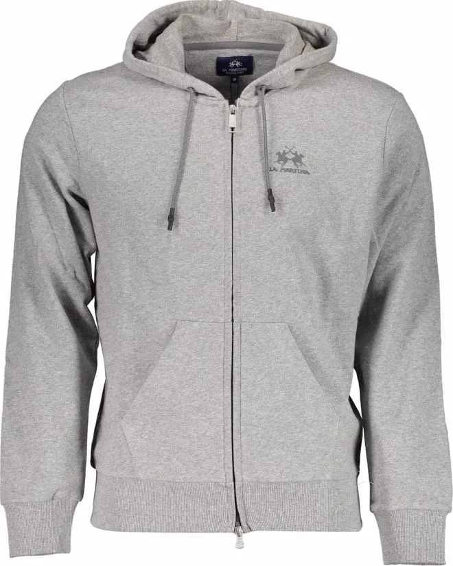 La Martina Grigio Cotton Mens Sweatshirt