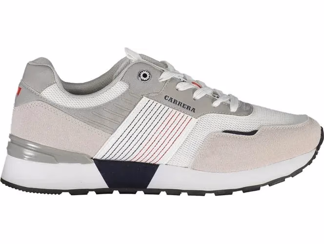 Carrera White Polyurethane Men Sneaker