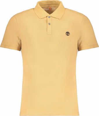 Beige Cotton Polo Shirt