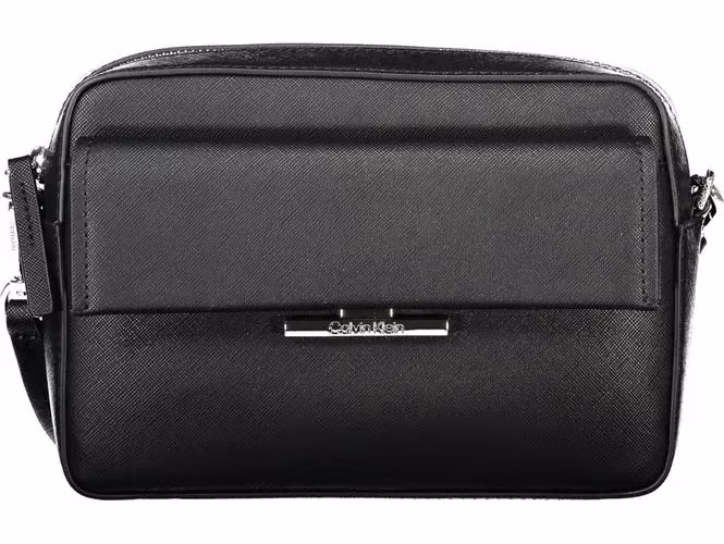 Calvin Klein Black Polyurethane Women's Shoulder Bag