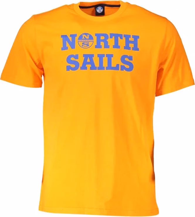North Sails Arancione Cotton Men T-Shirt