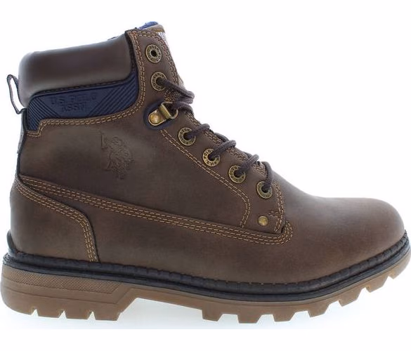 U.S. POLO ASSN. Brown Polyurethane Men's Boot