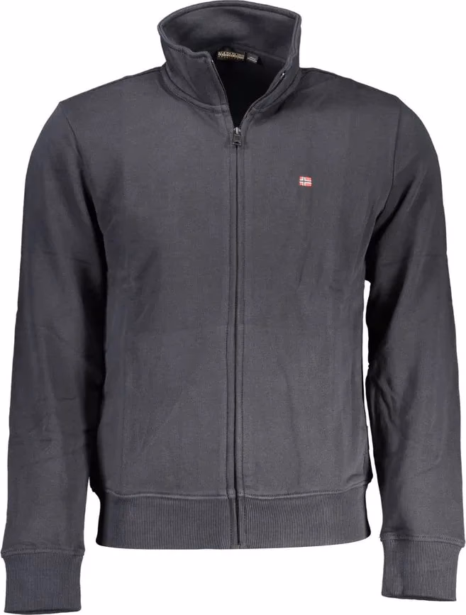Napapijri Black Cotton Men's Sweatshirt
