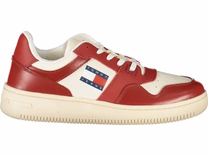 Tommy Hilfiger Rosso Leather Women Sneaker