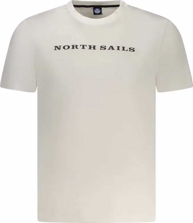 North Sails White Cotton Men T-Shirt